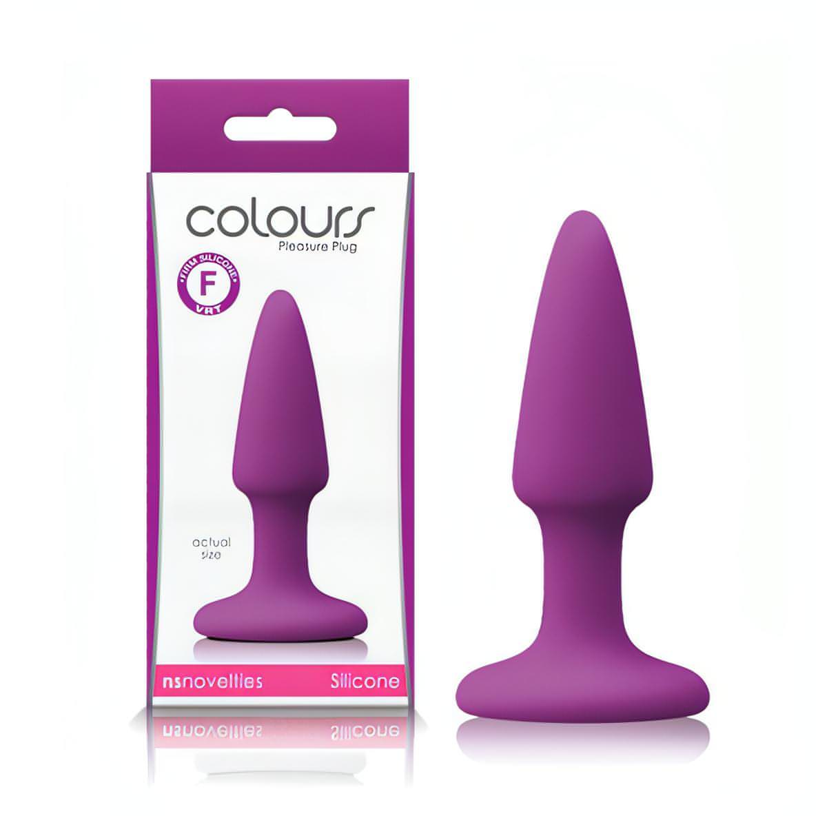 Colours Pleasures - Purple Mini Butt Plug - Btantalized.com.au
