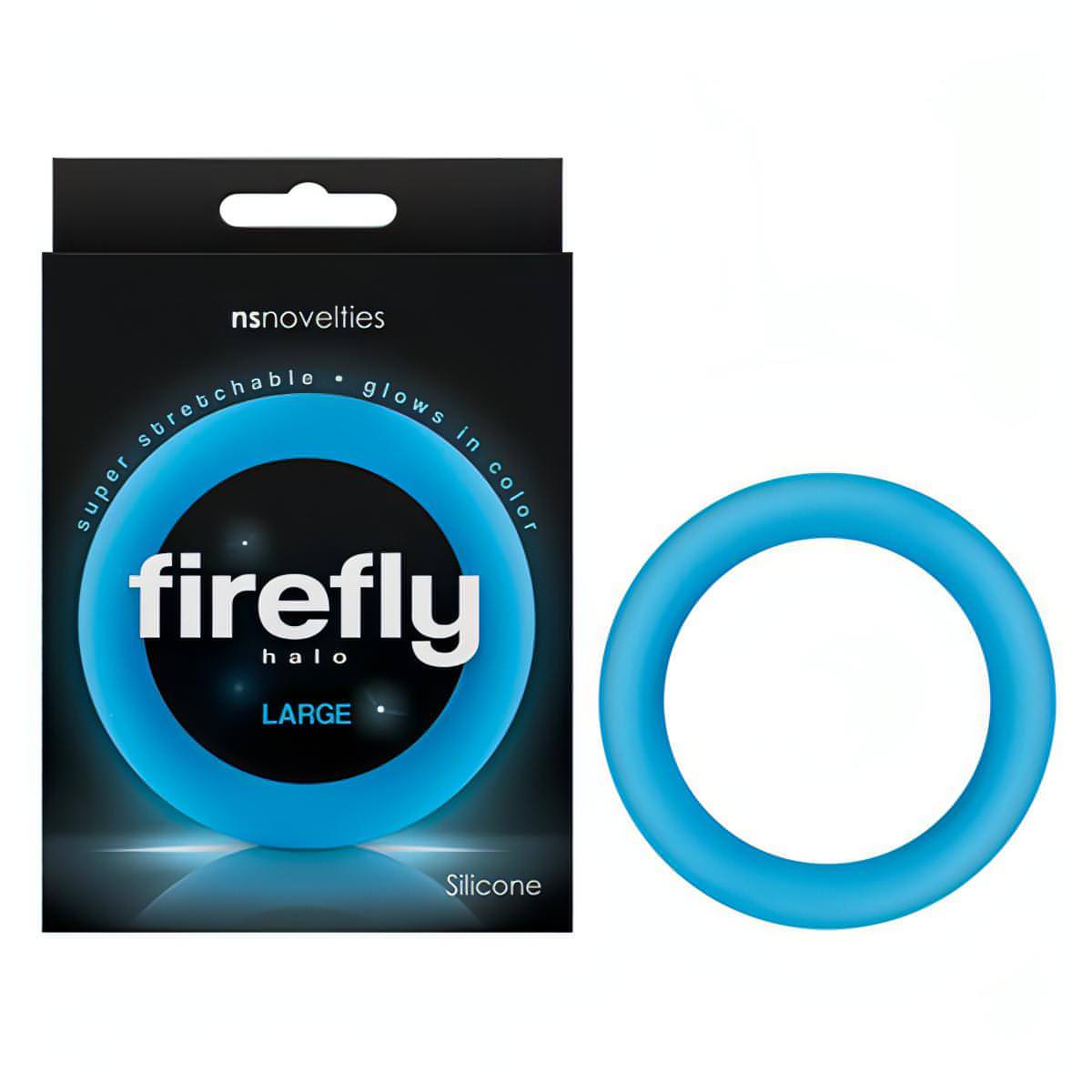Firefly Halo - Glow In Dark  Large 60 mm Cock Ring - Btantalized.com.au