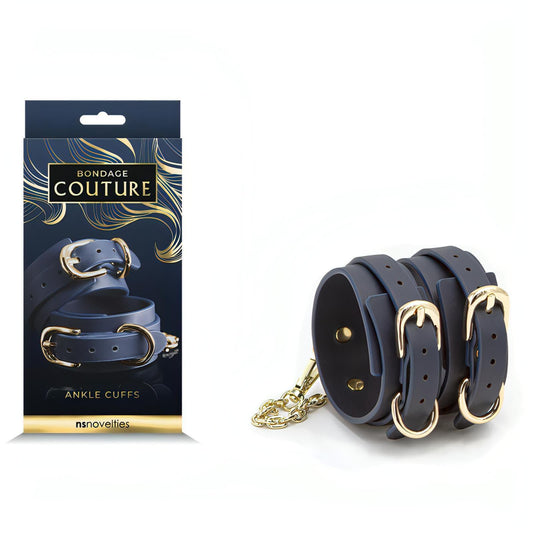 Bondage Couture Ankle Cuffs -  -  Restraints - Btantalized.com.au