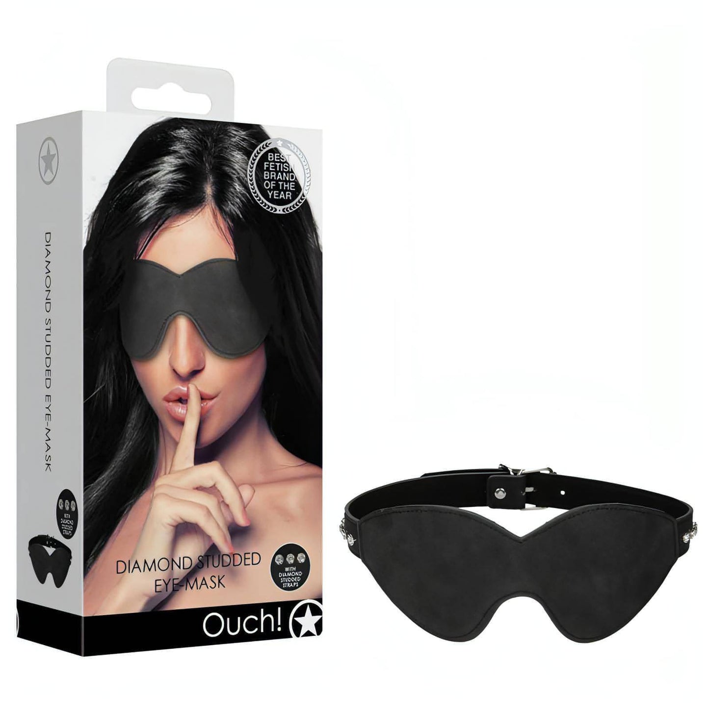 OUCH! Diamond Studded Eye-Mask -  Eye Mask - Btantalized.com.au
