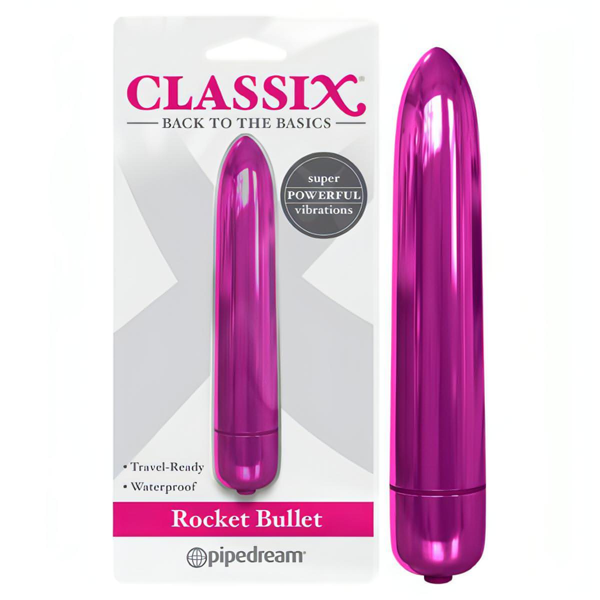 Classix Rocket Bullet - Metallic  8.9 cm Bullet - Btantalized.com.au