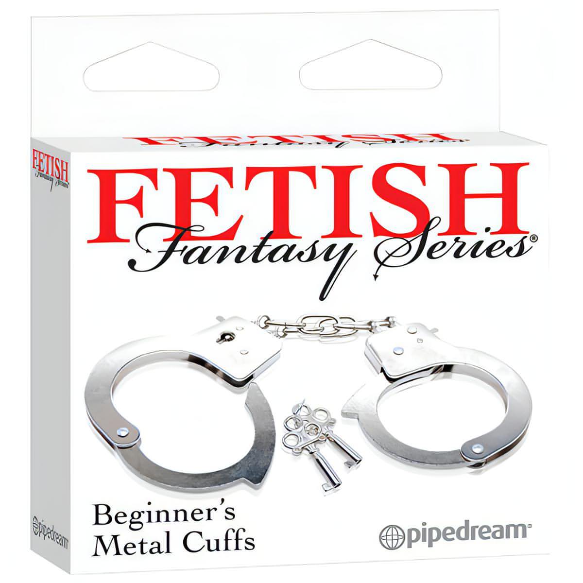 Fetish Fantasy Series Beginner's Metal Cuffs - Metal Hand Cuffs - Btantalized.com.au