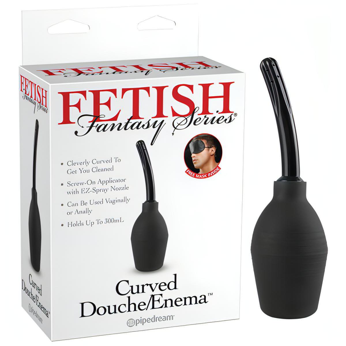 Fetish Fantasy Series Curved Douche/Enema -  Douche/Enema - Btantalized.com.au