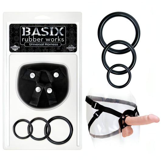Basix Rubber Works Universal Harness -  Strap-On Harness (No Probe Included) - Btantalized.com.au