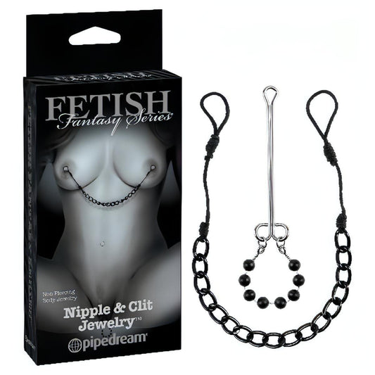 Fetish Fantasy Series Limited Edition Nipple & Clit Jewelry -  Non-Piercing Body Jewelry - 2 Piece Set - Btantalized.com.au