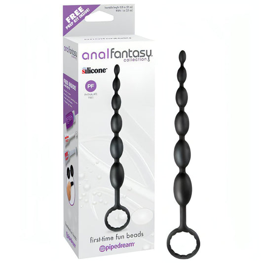 Anal Fantasy Collection First-Time Fun Beads -  21 cm (8.25'') Anal Beads - Btantalized.com.au