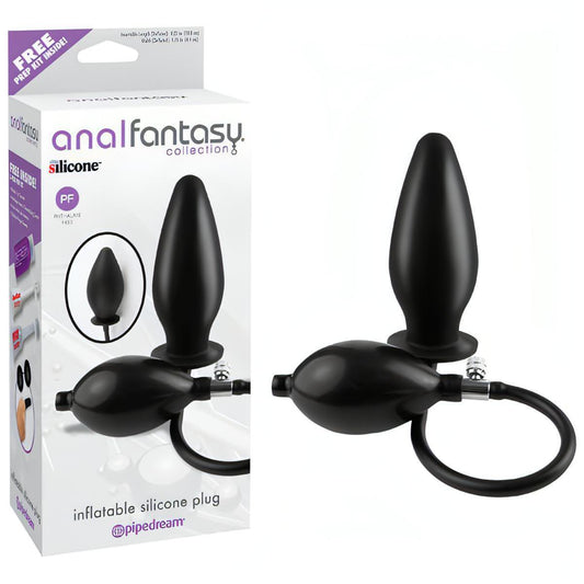 Anal Fantasy Collection Inflatable Silicone Plug -  10.8 cm (4.25'') Inflatable Butt Plug - Btantalized.com.au