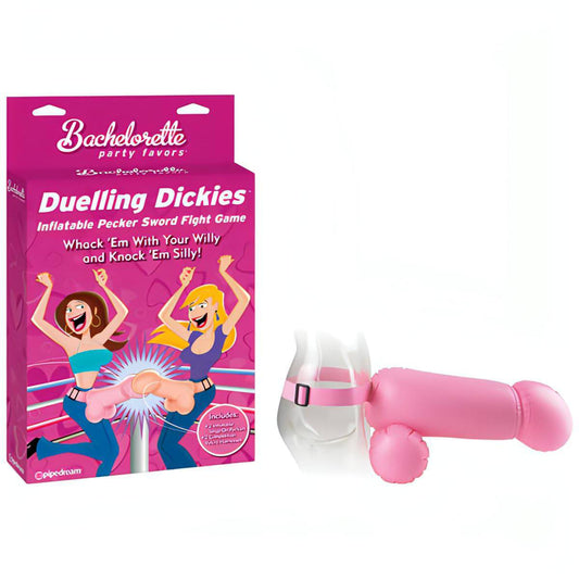 Bachelorette Party Favors Duelling Dickies - Inflatable Novelty Penises - Btantalized.com.au