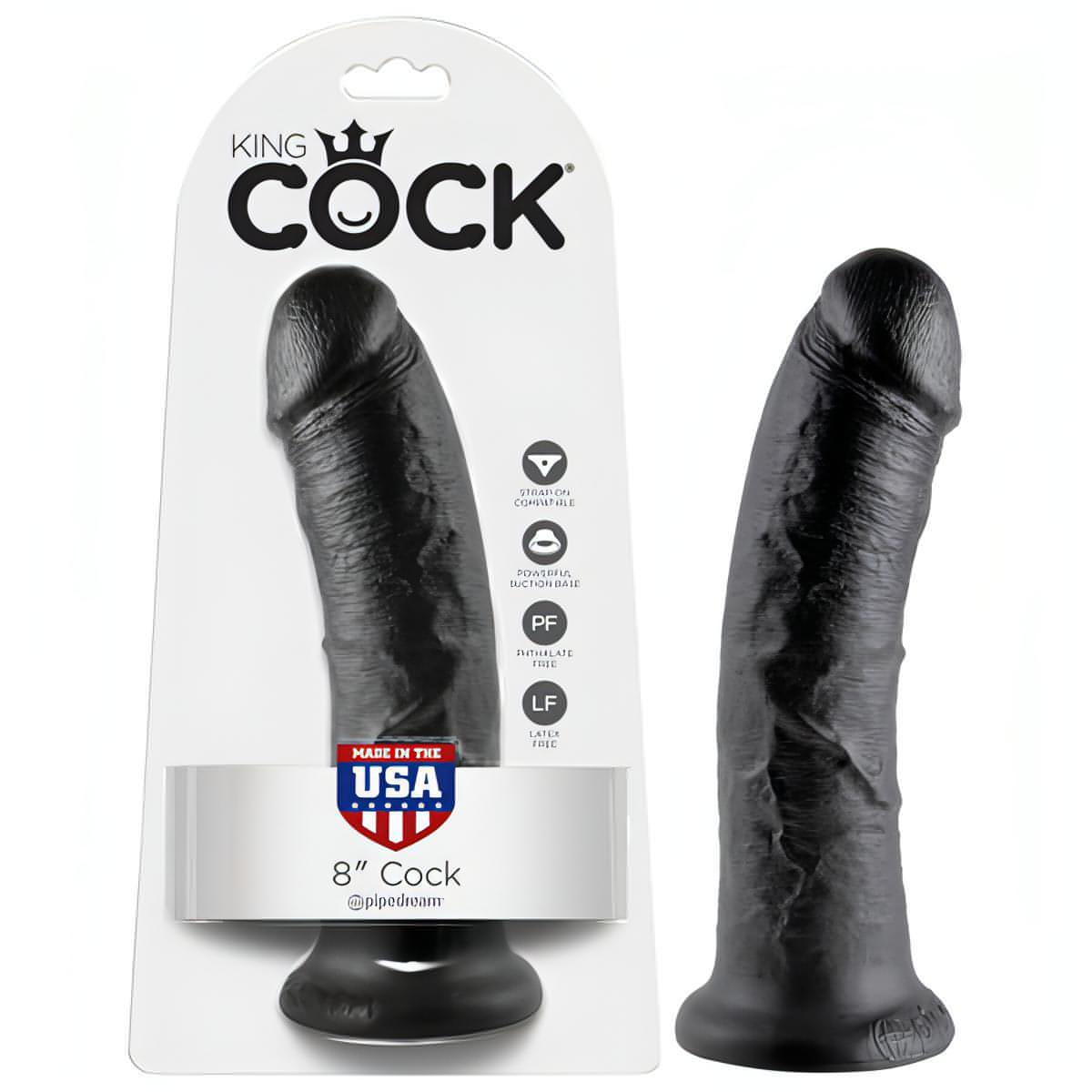 King Cock 8'' Cock -  20.3 cm (8'') Dong - Btantalized.com.au