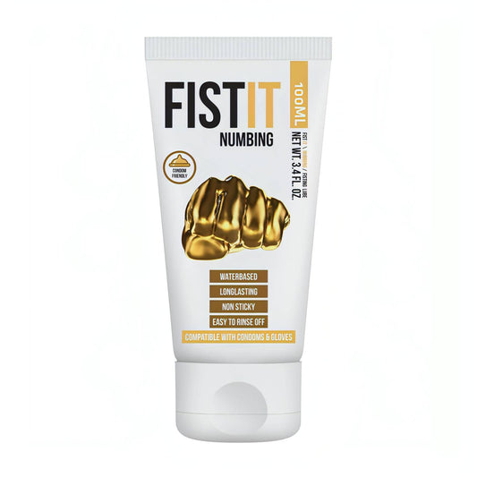PHARMQUESTS Fist-It Desensitiser - 100 ml - Water Based Numbing Lubricant - 100 ml Tube - Btantalized.com.au
