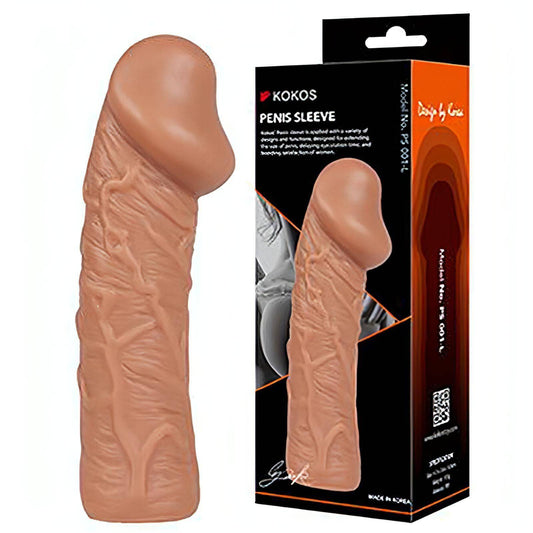 Kokos Penis Sleeve 1 -  Large Penis Extension Sleeve - Btantalized.com.au