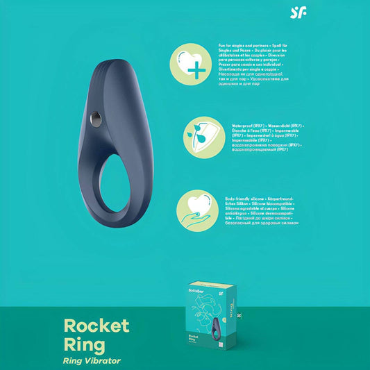 Satisfyer Rocket Ring - Vibrating Cock Ring - Btantalized.com.au