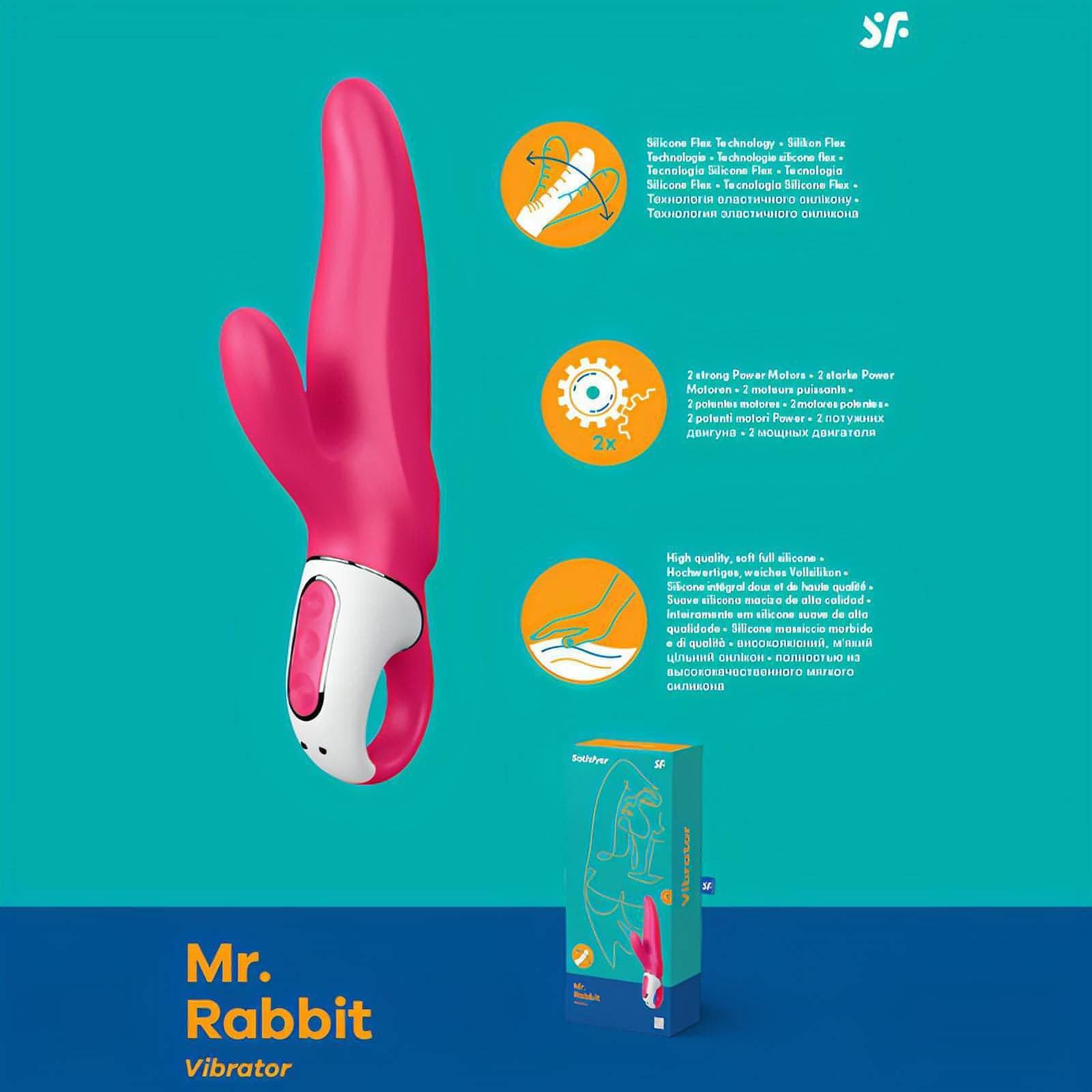 Satisfyer Vibes - Mister Rabbit -  USB Rechargeable Rabbit Vibrator - Btantalized.com.au