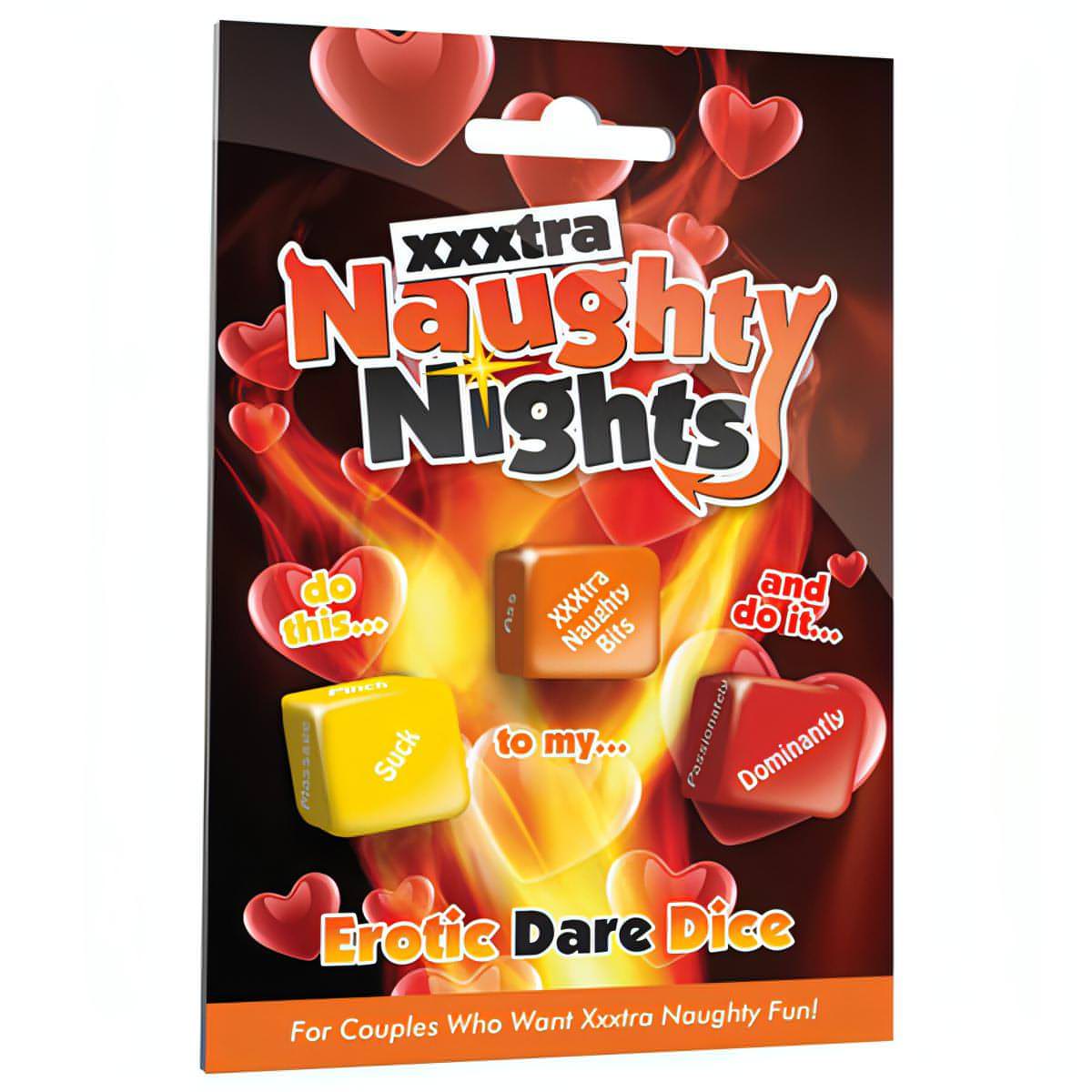 Naughty Nights Erotic Dare Dice - Lovers Dice Game - Btantalized.com.au