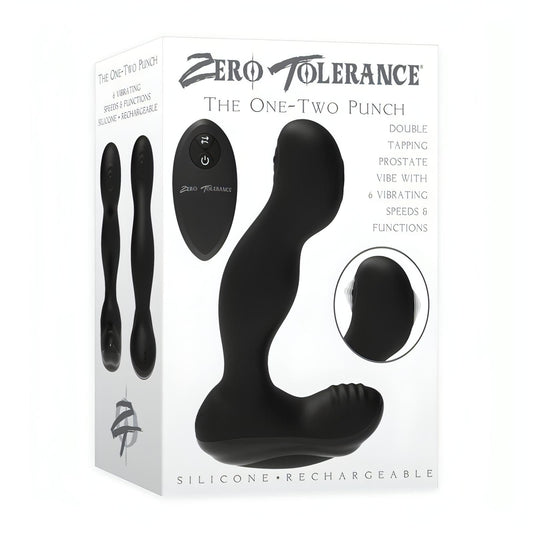 Zero Tolerance The One-Two Punch -  USB Rechargeable Prostate Massager - Btantalized.com.au