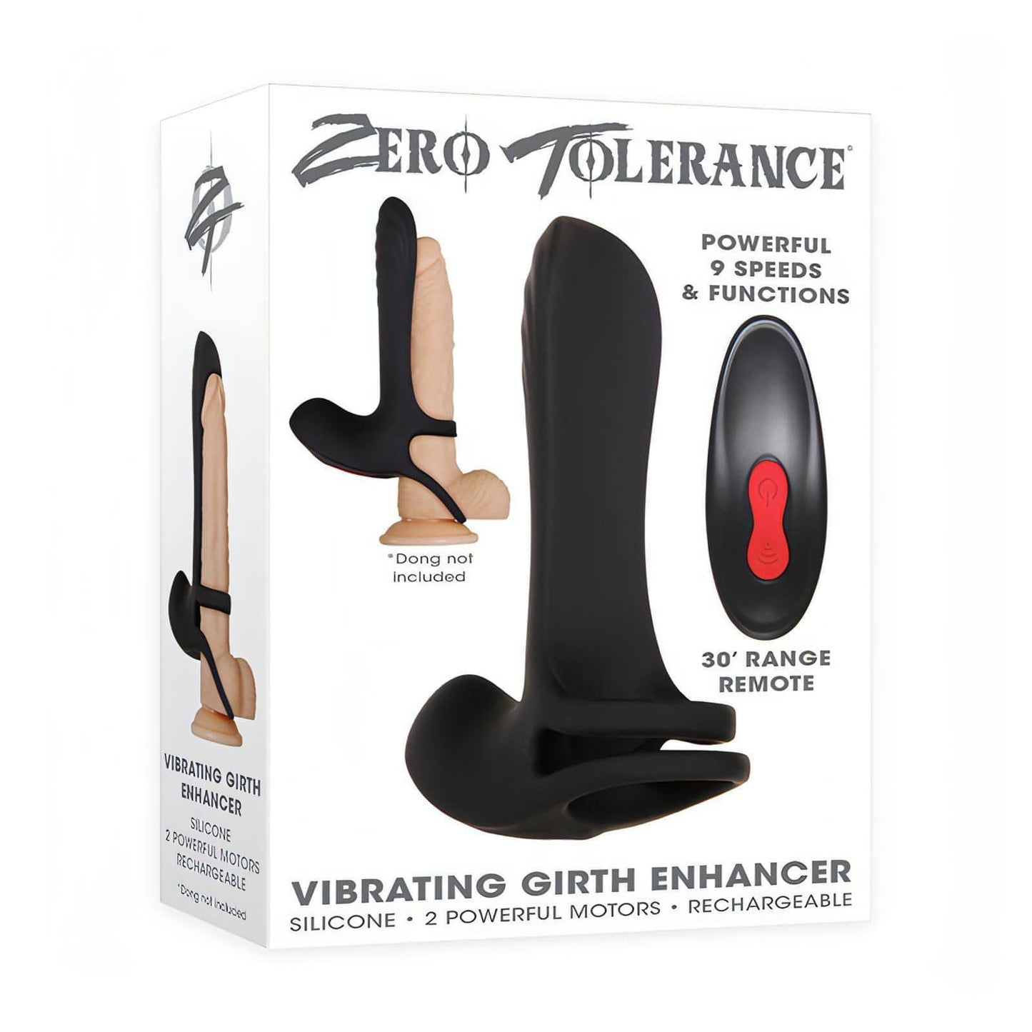 Zero Tolerance Vibrating Girth Enhancer -  USB Rechargeable Sleeve with Wireless Remote - Btantalized.com.au