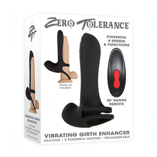 Zero Tolerance Vibrating Girth Enhancer -  USB Rechargeable Sleeve with Wireless Remote - Btantalized.com.au