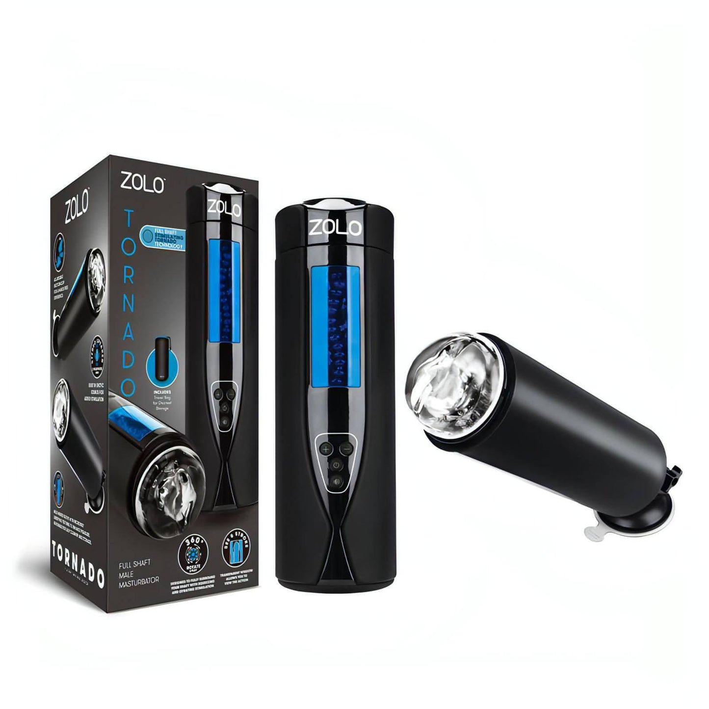 Zolo Tornado - USB Rechargeable Auto Masturbator - Btantalized.com.au