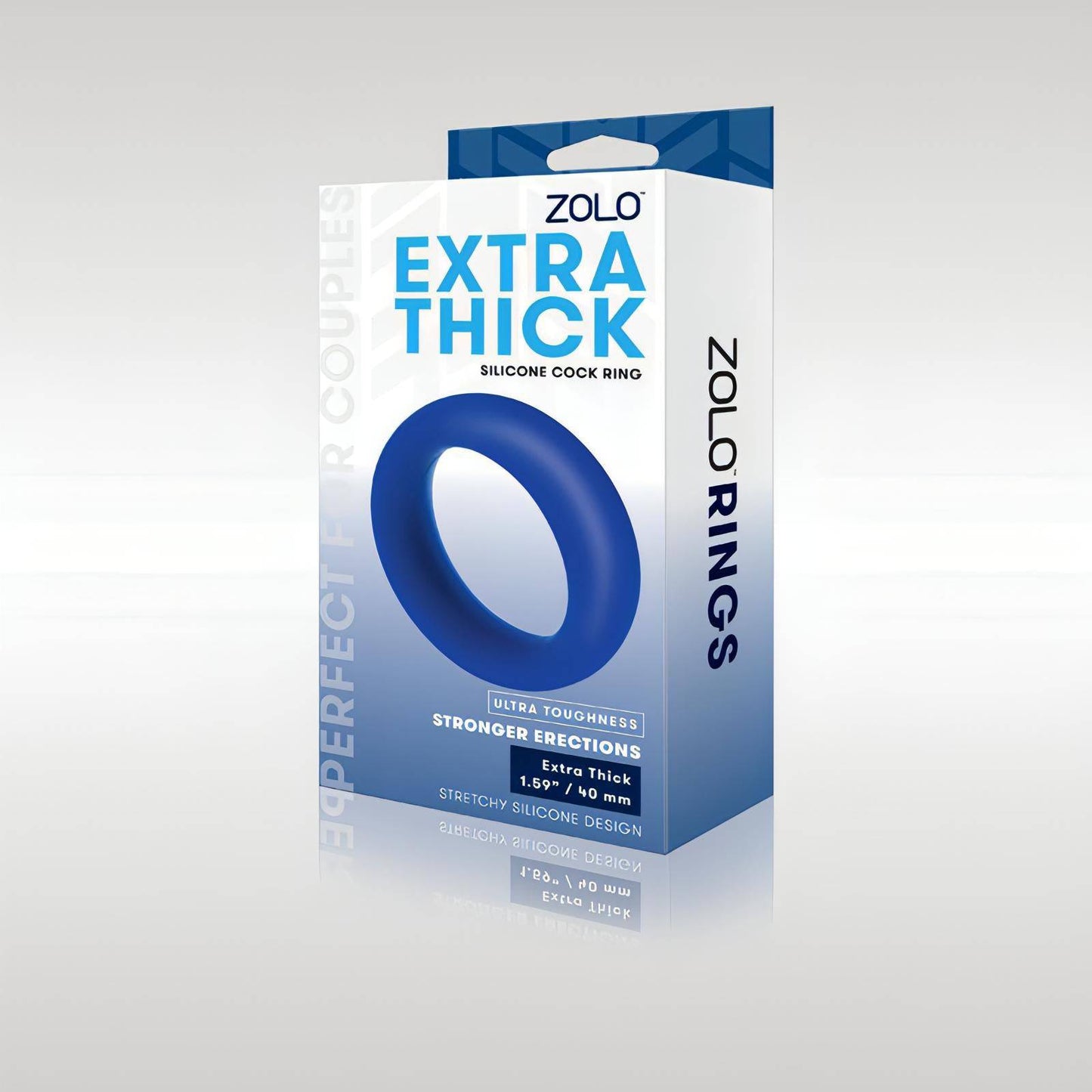 Zolo Extra Thick Silicone Cock Ring -  40 mm Cock Ring - Btantalized.com.au