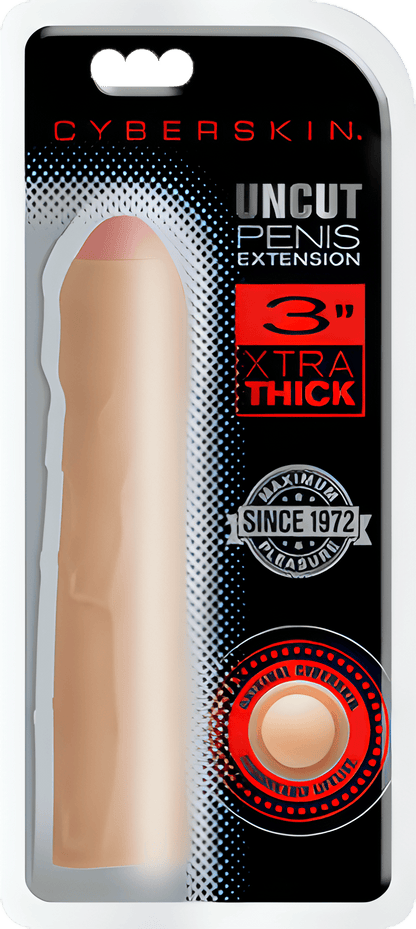 3" Xtra Uncut Transformer Penis Extension - Btantalized.com.au