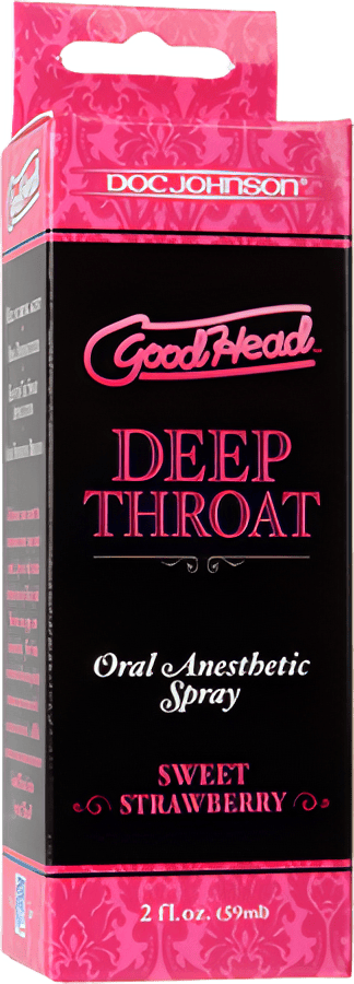 Deep Throat Spray - Sweet Strawberry - Btantalized.com.au