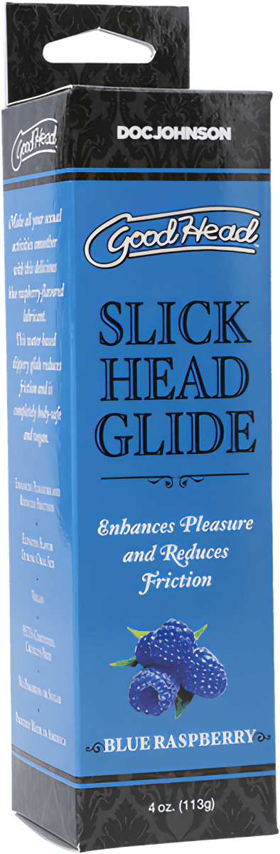 Slick Head Glide - Blue Raspberry - 4 Oz. - Btantalized.com.au