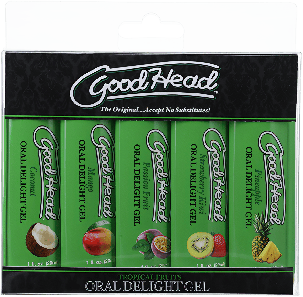 Oral Delight Gel Tropical Fruits - 5 Pack - Btantalized.com.au