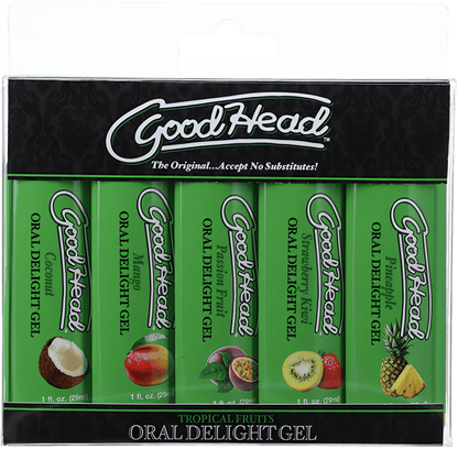 Oral Delight Gel Tropical Fruits - 5 Pack - Btantalized.com.au