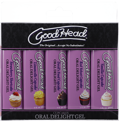 Oral Delight Gel Cupcakes - 5 Pack - Btantalized.com.au