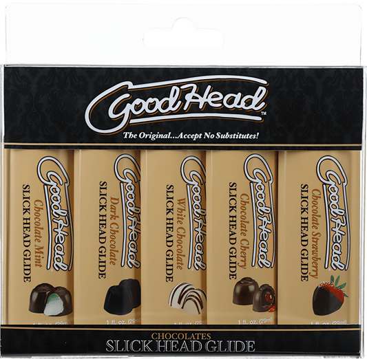 Slick Head Glide Chocolates - 5 Pack - Btantalized.com.au