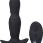 EXPANDER - Rechargeable Silicone Anal Plug With Remote - Black - Btantalized.com.au