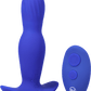 EXPANDER - Rechargeable Silicone Anal Plug With Remote - Royal Blue - Btantalized.com.au