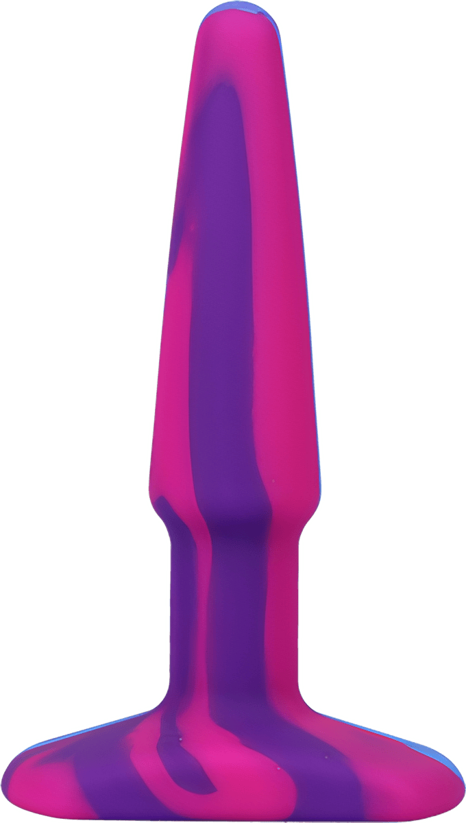 Groovy - Silicone Anal Plug - 4 Inch - Berry - Btantalized.com.au