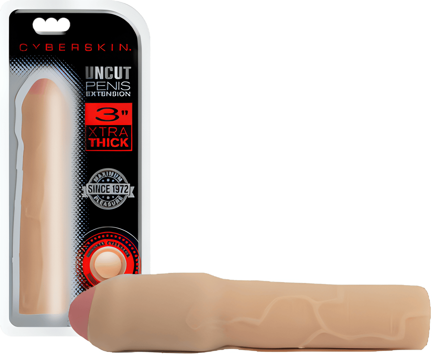 3" Xtra Uncut Transformer Penis Extension - Btantalized.com.au