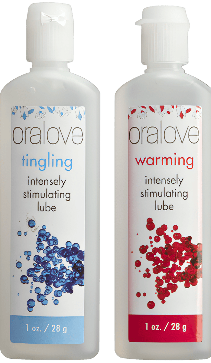 Oralove Dynamic Duo Lickable Lubes - Warming &amp; Tingling - Btantalized.com.au
