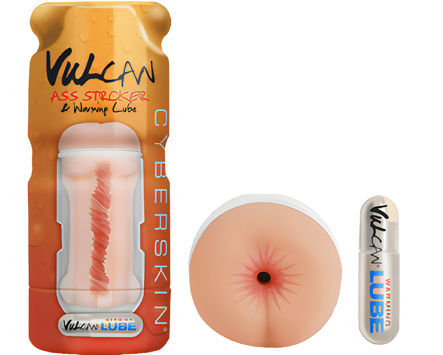 Vulcan Ass Stroker W/ Warming Lube - Btantalized.com.au