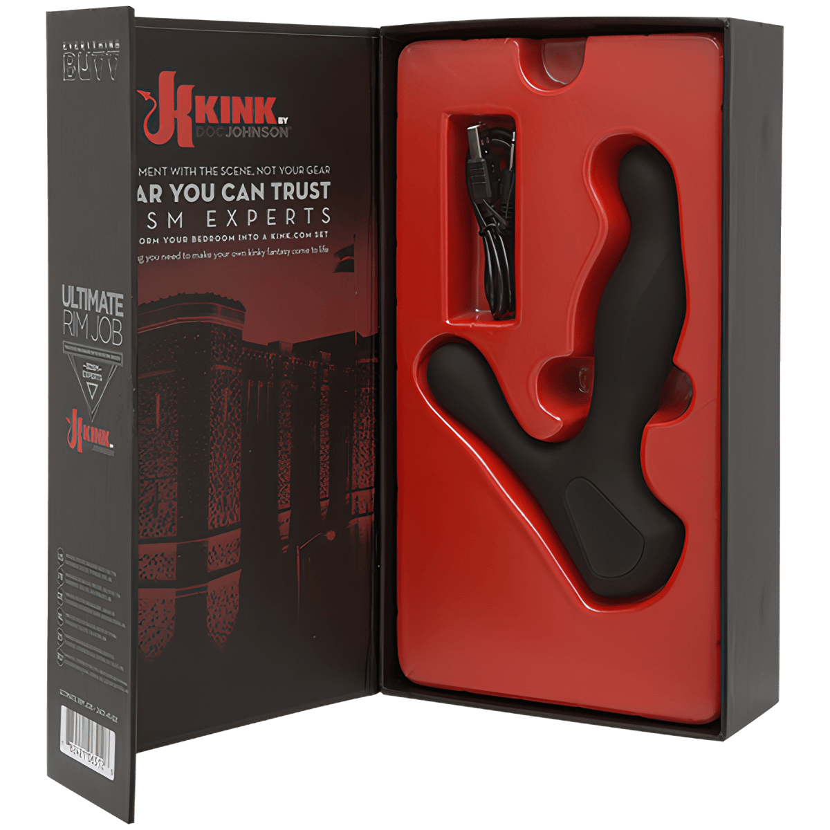 Ultimate Rim Job - Silicone Prostate Massager With Rotating Ridges - Btantalized.com.au
