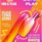 Play Vibe &amp; Tease 2 In 1 Vibrator &amp; Teaser Tip - Btantalized.com.au