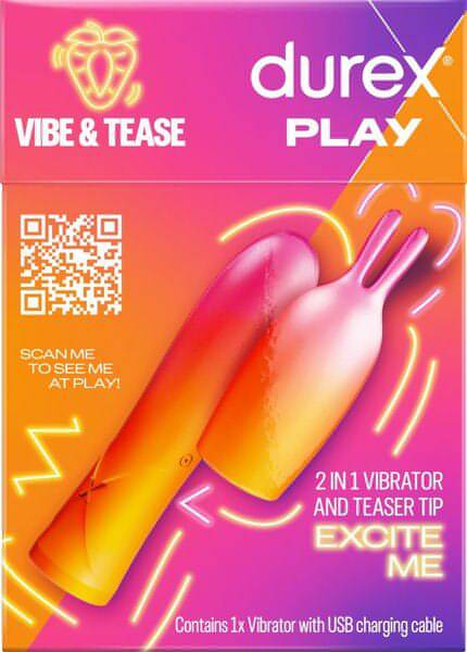 Play Vibe &amp; Tease 2 In 1 Vibrator &amp; Teaser Tip - Btantalized.com.au