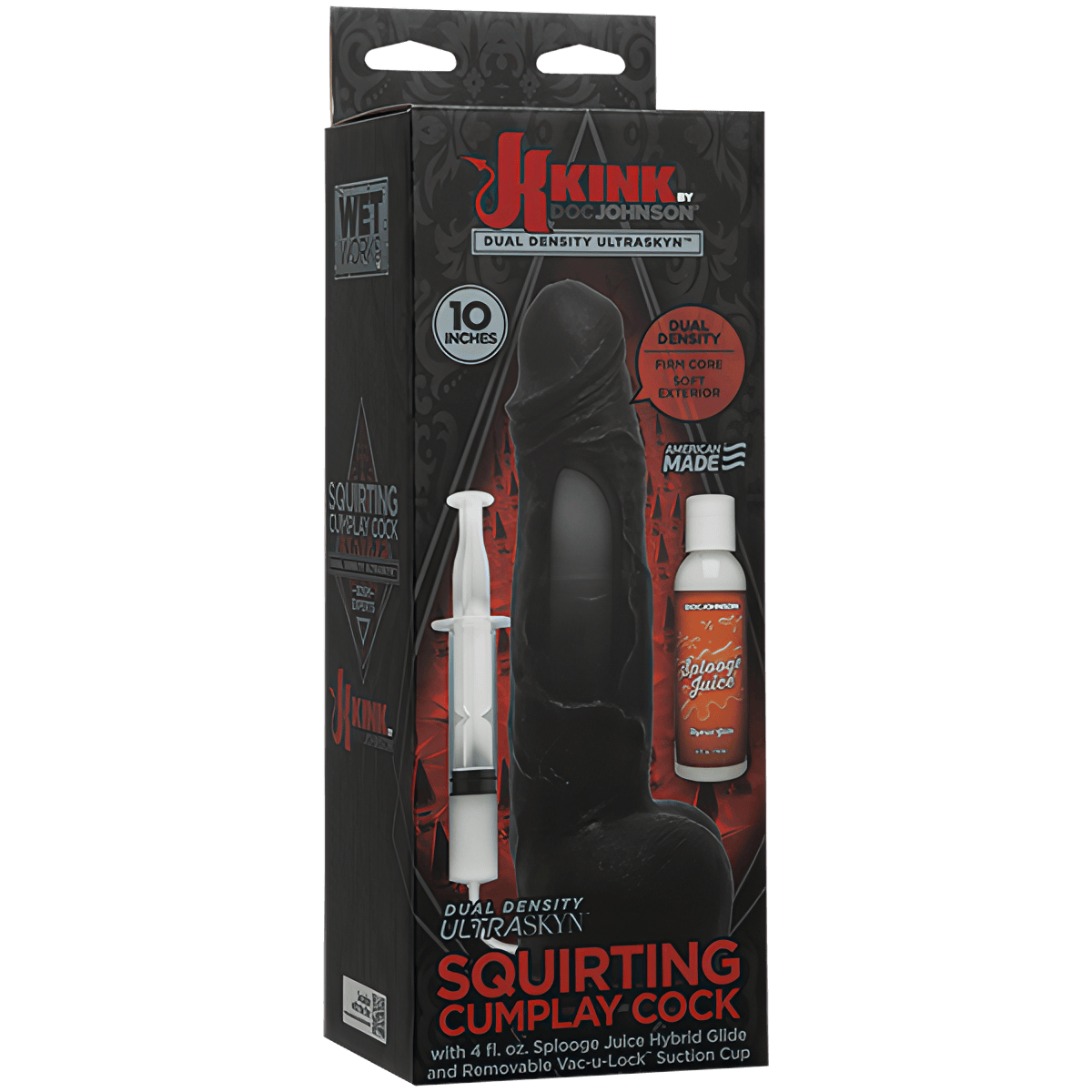 10" Dual Density ULTRASKYN Squirting Cumplay Cock - Btantalized.com.au