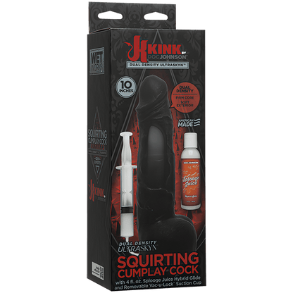 10" Dual Density ULTRASKYN Squirting Cumplay Cock - Btantalized.com.au