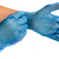 100 X Disposable Vinyl Gloves - Blue - Btantalized.com.au