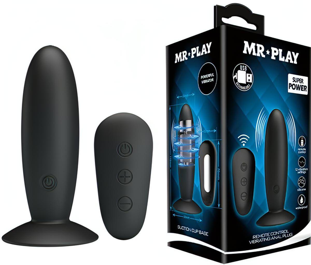 Remote Control Vibrating Anal Plug - Btantalized.com.au