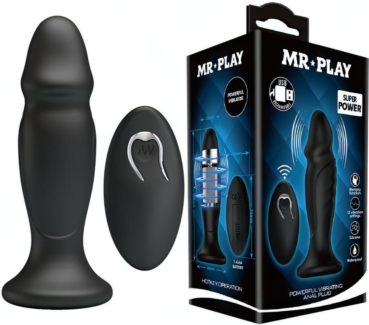 Powerful Vibrating Anal Plug - Btantalized.com.au