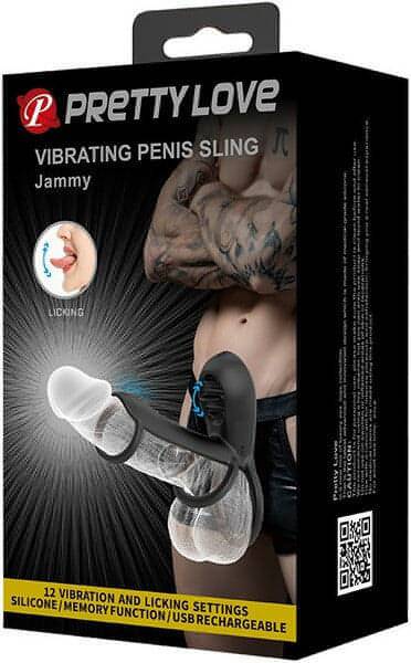 Vibrating Penis Sling Jammy - Btantalized.com.au