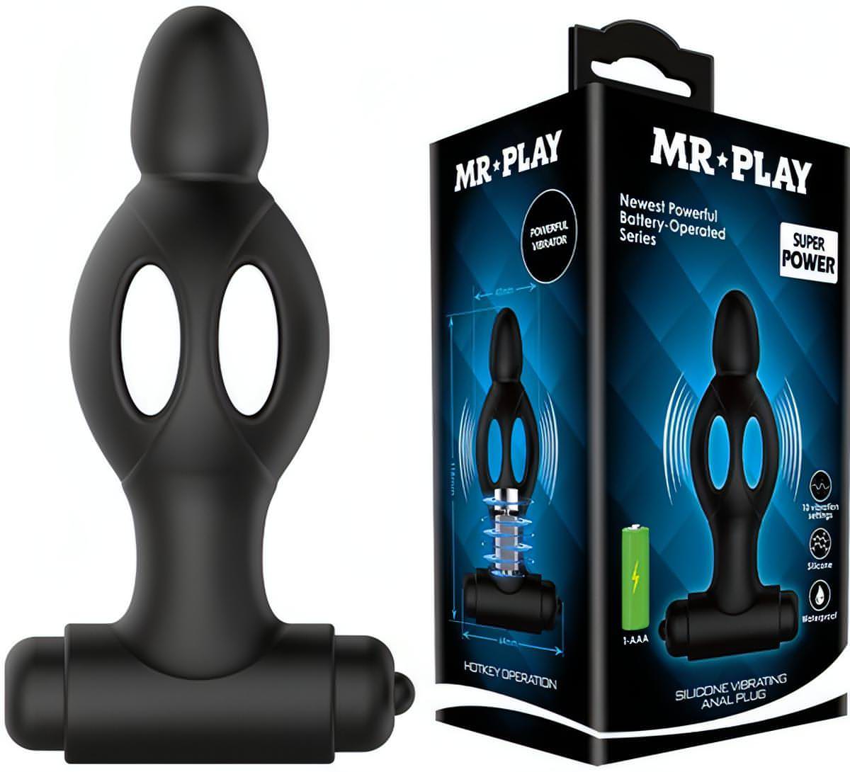 Silicone Vibrating Anal Plug - Btantalized.com.au