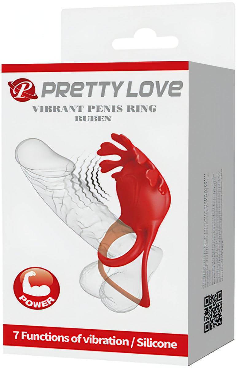 Rechargeable Vibrating Cock Ring Ruben - Btantalized.com.au