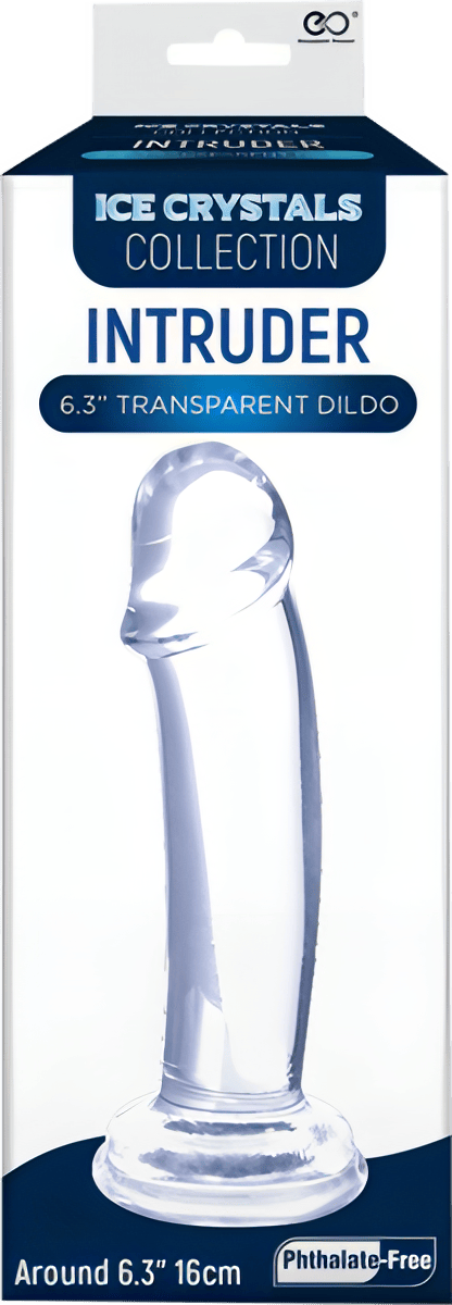 Intruder 6.3" Transparent Dildo - Btantalized.com.au