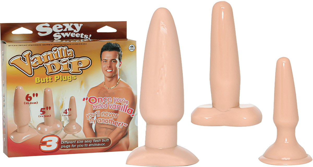 Vanilla Dip Butt Plugs - Btantalized.com.au