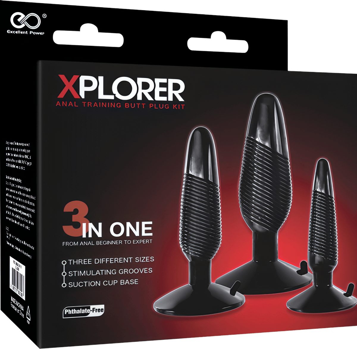 Xplorer Anal Training Butt Plug Kit - Btantalized.com.au